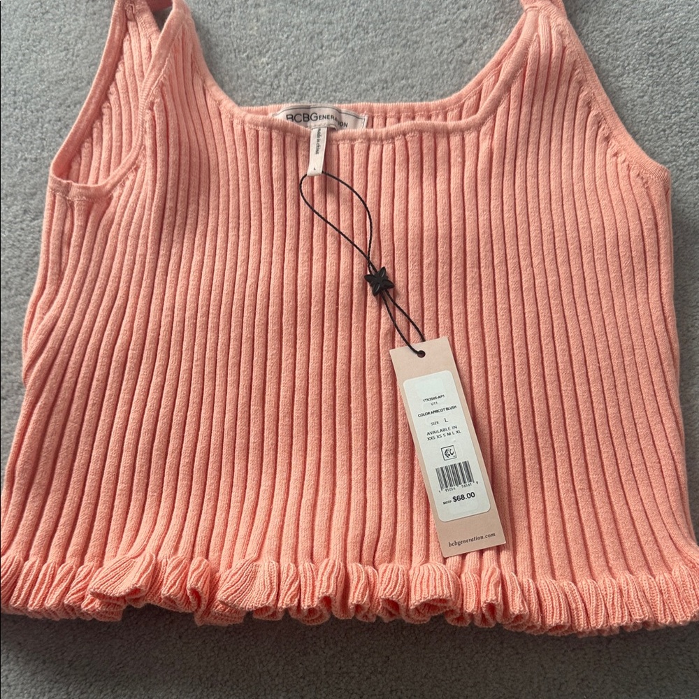 BCBGeneration Pink Ribbed Knit Set - Picture 3 of 5